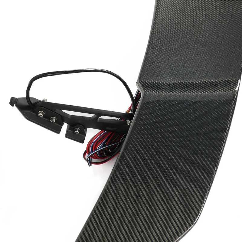 

Universal Electric Retractable Rear Trunk Wing Carbon Fiber Bracket Racing Car Spoiler