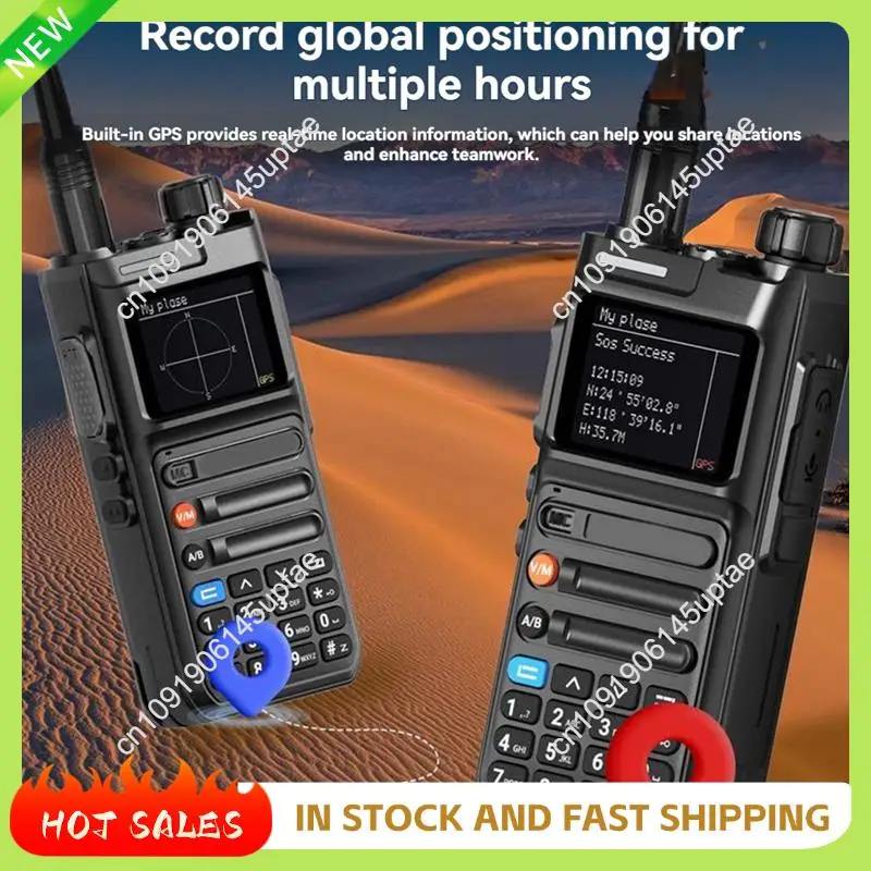 

N88R Multi Air Band Беспроводная копия Частота дальнего действия AR 26 GPS 10 Вт Walkie Talkie Приложение для телефона Программирование Bluetooth Ham Radio