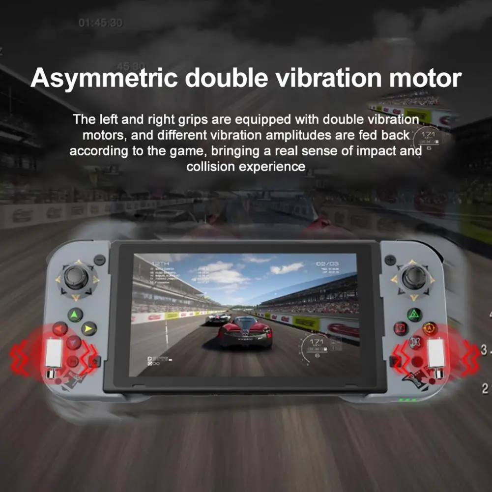 IPhone用ワイヤレスゲームコントローラー,コントローラー,ジョイスティック付き,3Dコントローラー,ストレッチデザイン,6ジャイロスコープモーター,Bluetooth 5, 0