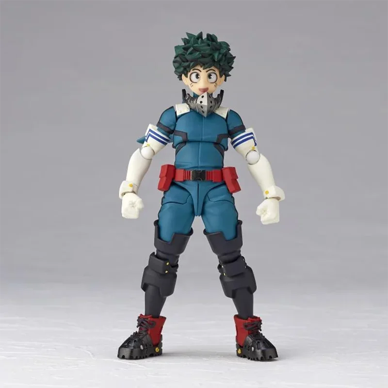 Original Kaiyodo My Hero Academia Amazing Yamaguchi Revoltech NR049 Izuku Midoriya Reissue  In Stock Anime Action Figures Model