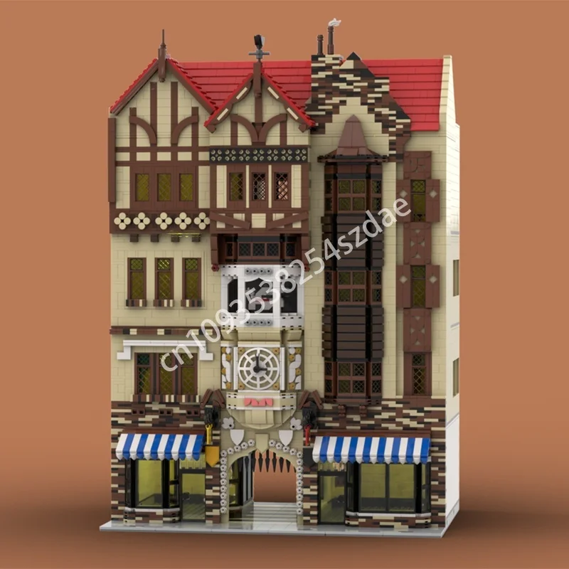 

6721pcs MOC London Court Perth No Interior Model Building Christmas Gifts Blocks Toy Construction Assemble DIY Creative Brick