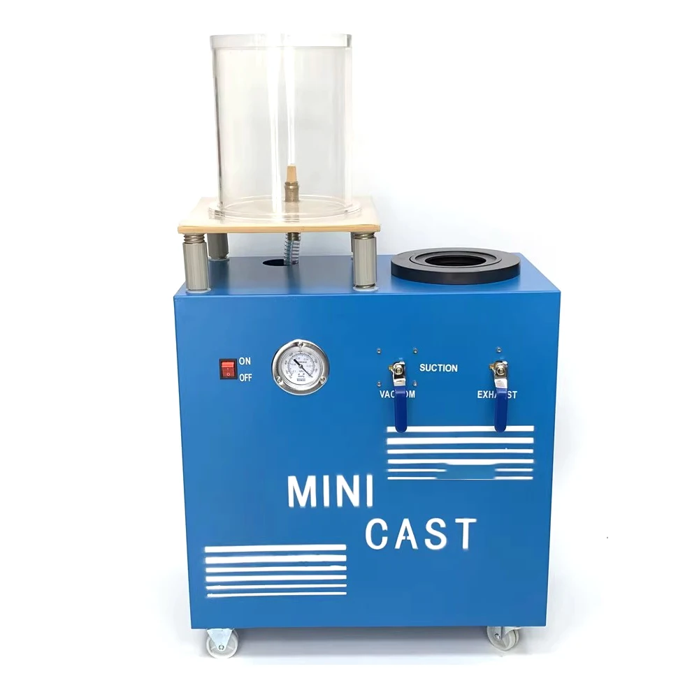 4L/6L الفولاذ المقاوم للصدأ مجوهرات فراغ آلة الصب الذهب والفضة معدن الاستثمار المفقودة معدات صب الشمع لصنع المجوهرات #2