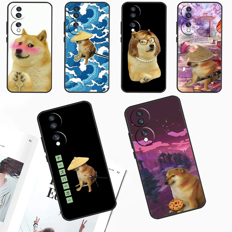 Cheems Doge Meme Funny Doggy Case For Huawei Nova 11i 8i 3i 11 Pro 10 9 SE 5T Y60 Y61 Y70 Y90 Y91 P20 P30 P40 Lite Cover