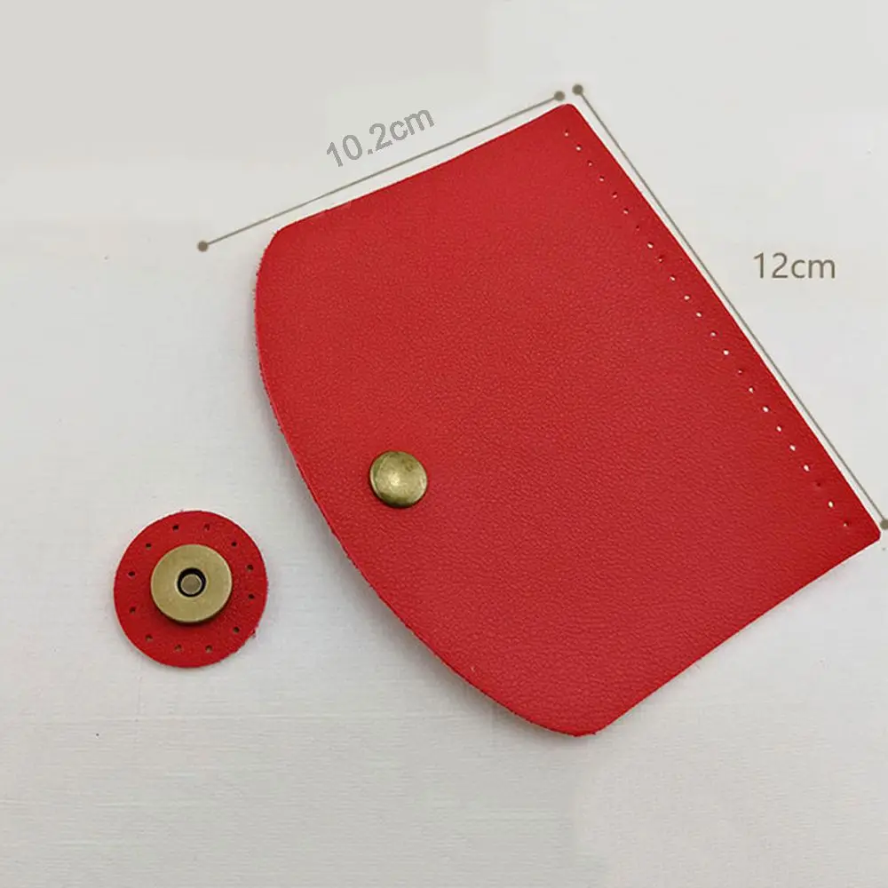 Crochet Bag Bag Accessories DIY for Knitted Bag Bag Flap Cover Flap Material PU leather