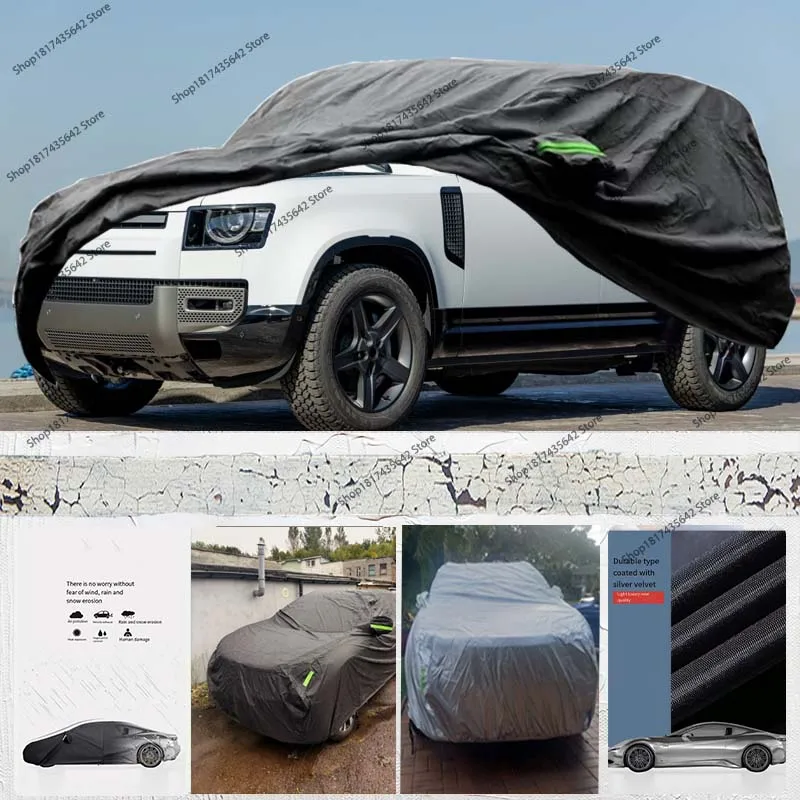 

Car Cover Waterproof Outdoor Anti-UV Sun Rain Protection Full Exterior Cover for Land Rover Defender 110 2020-2024