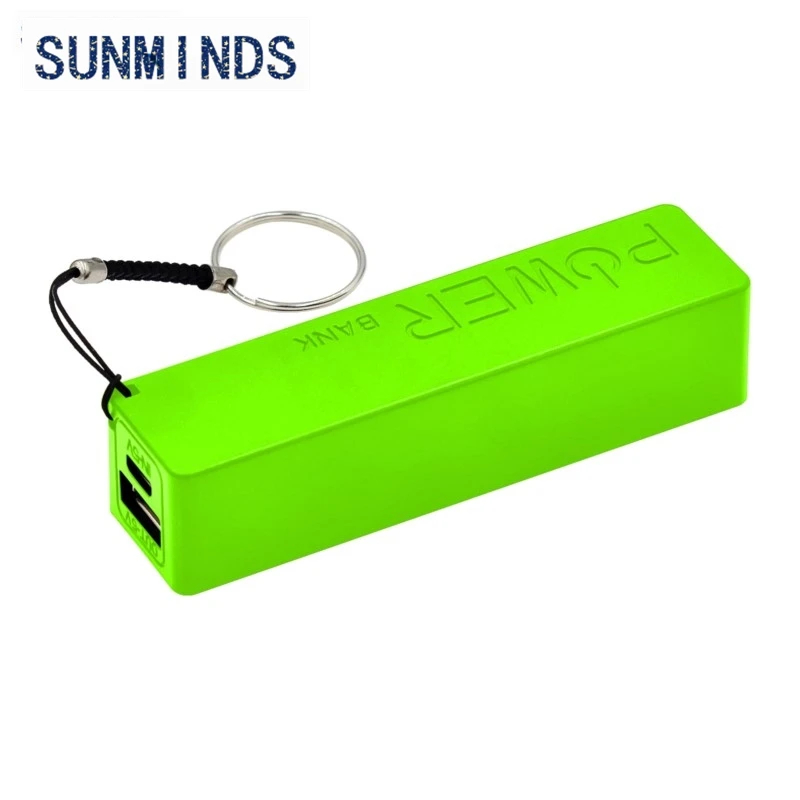 USB Portable power free soldering DIY Kit 1 18650 battery charger Diy portable power battery box black