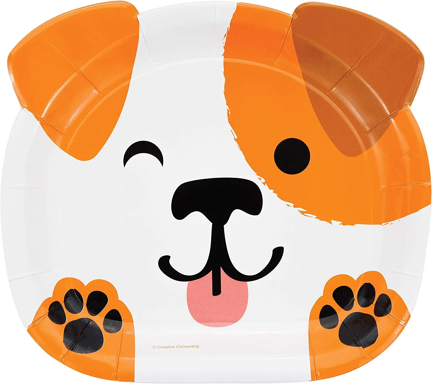 Cartoon Dog Dog Theme Disposable Tableware Cup Plate Napkin Kids Happy Birthday Baby Shower Supplies Cute Pet Party Decor