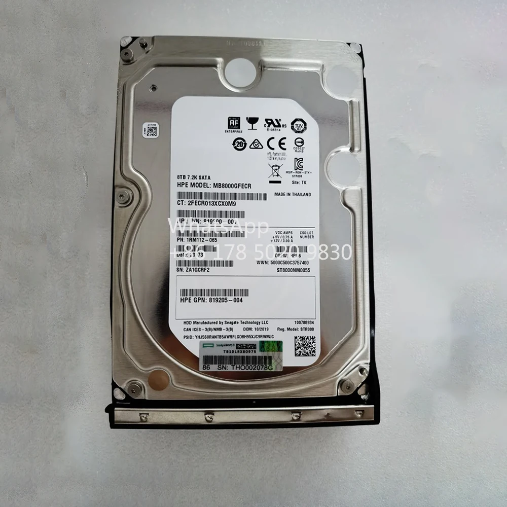8TB For Hpe 834028-…