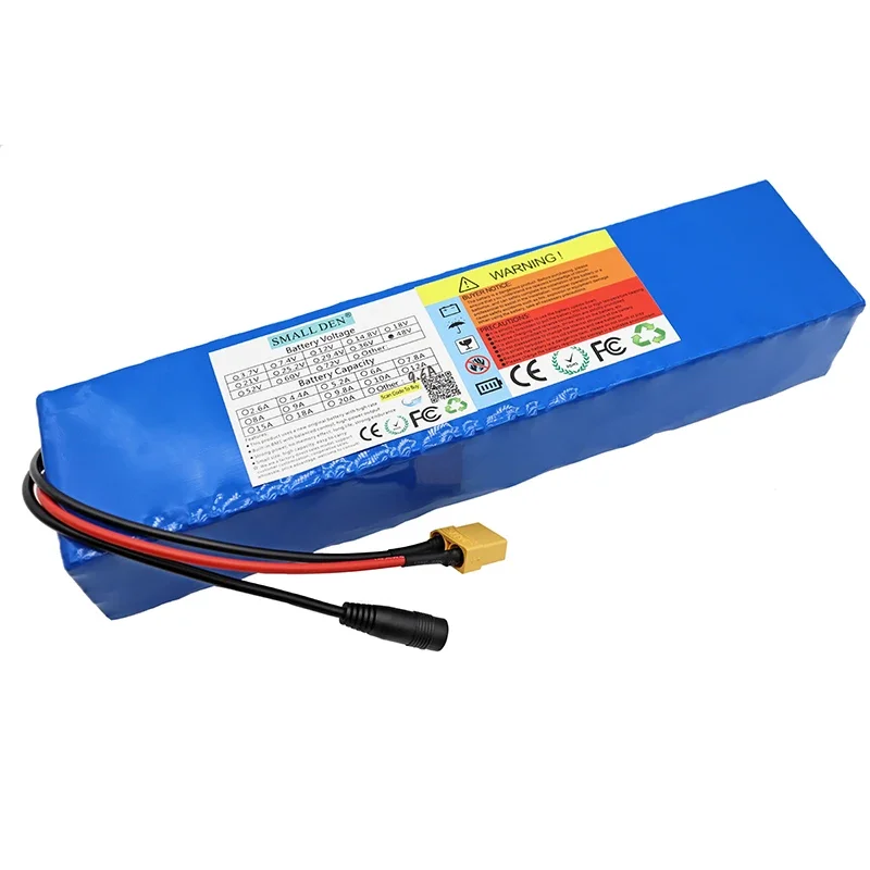 48V 9.6Ah NCR21700 lithium-ion battery pack 13S2P 500W-800W high-power battery 54.6V built-in BMS for Power tools, spare battery