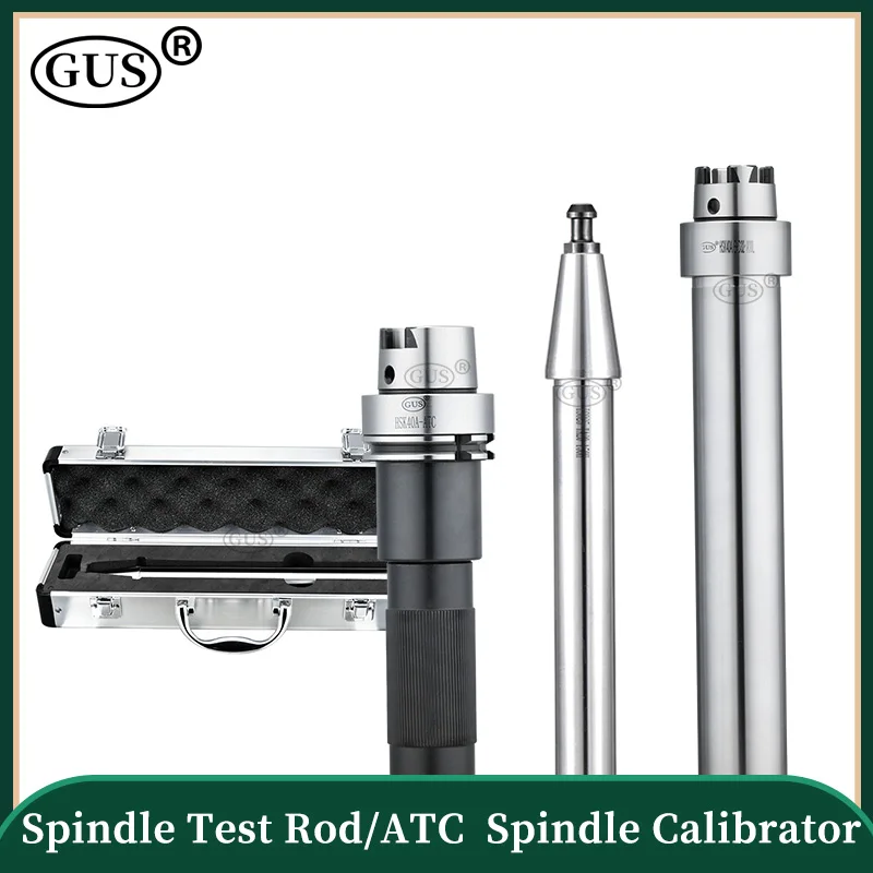 

GUS HSK25E 32E 40E 32A 40A Токарный станок с ЧПУ Тестовый стержень шпинделя Держатель инструмента HSK50A 50E ISO20 ISO25 ATC Калибратор шпинделя инструменты