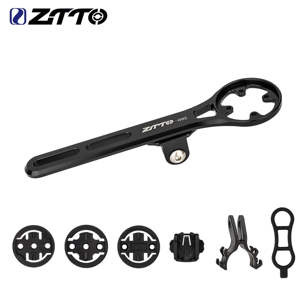 ZTTO Bicycle Out Front Computer Mount MTB Road Bike GPS Computer Mount Camera Holder Bracket for Garmin Byton Cateye Wahoo parts