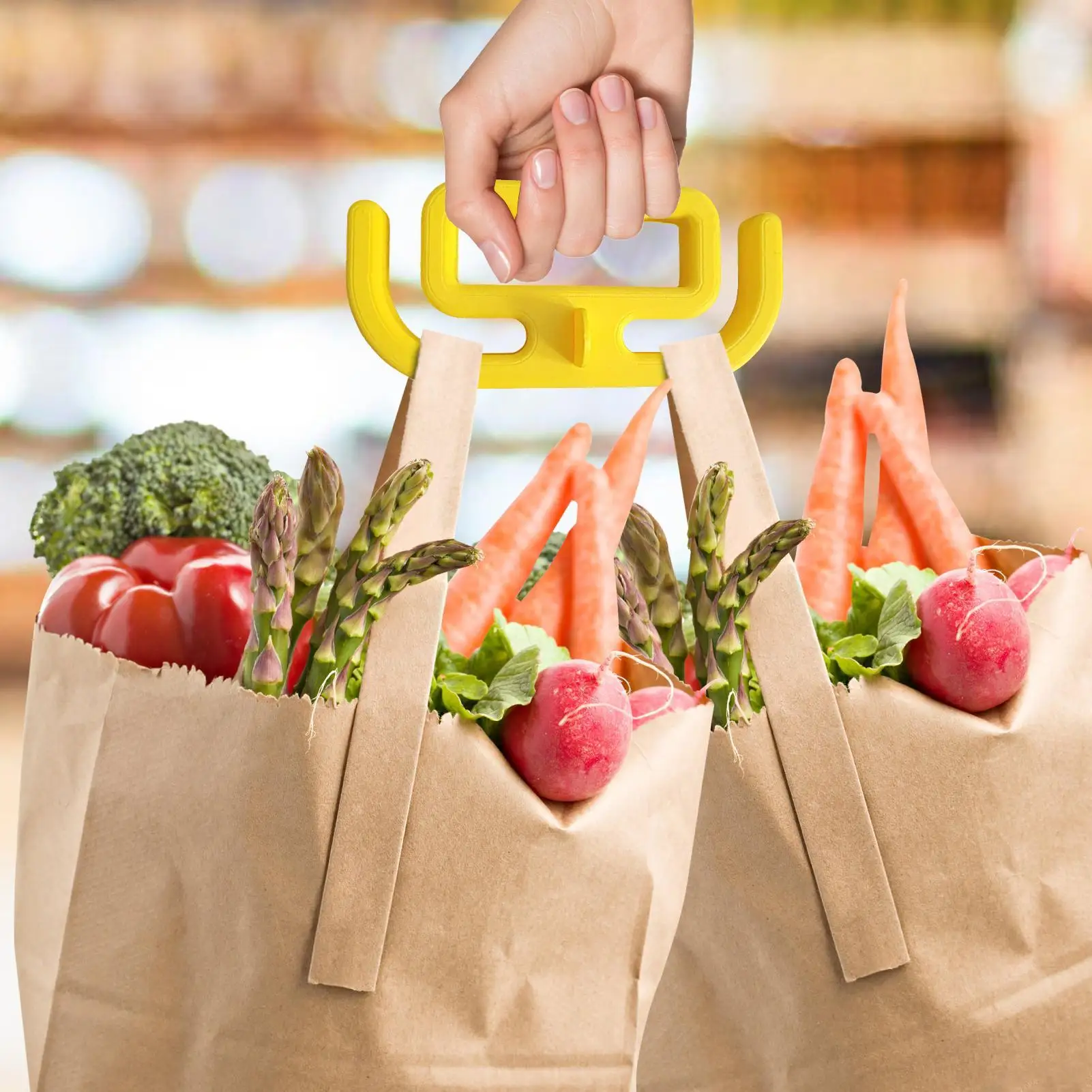 

Сумка для продуктов, портативная сумка для покупок, противоскользящая многофункциональная сумка-переноска для пикника, пляжа, рынка покупок, кемпинга