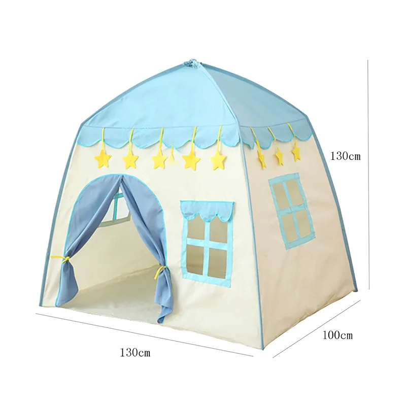 Portable Children\'s Tent Wigwam Folding Kids Tents Tipi Baby Play House Large Girls Pink Princess Castle Child Room Decor Tent