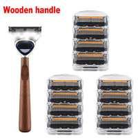 Men's Fu-sion Razor 5-layer Men's Razor Fu-sion Power Shaving Shaver Male Face Beard Hair Trimmer 5 Layer Blades Replacement