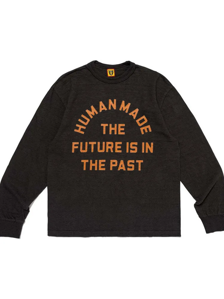 Human Made 2026 Logo Long Sleeve T Shirt Crewneck Loose Unisex Casual