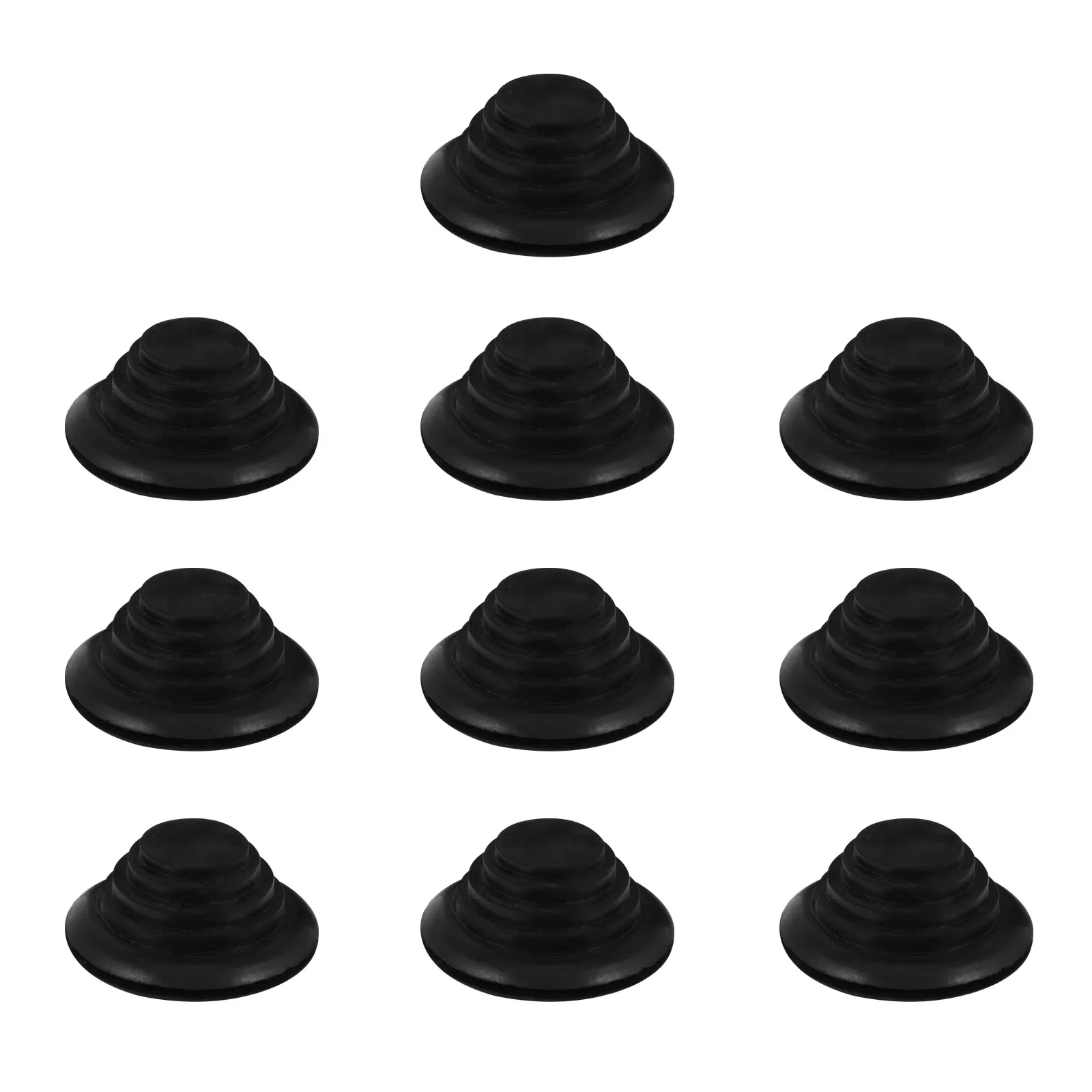 

10Pcs Wire Protection Grommets Flexible Rubber Pagoda Shaped Hole Plugs Firewall Drill Hole Wire Gasket Insulation Protection