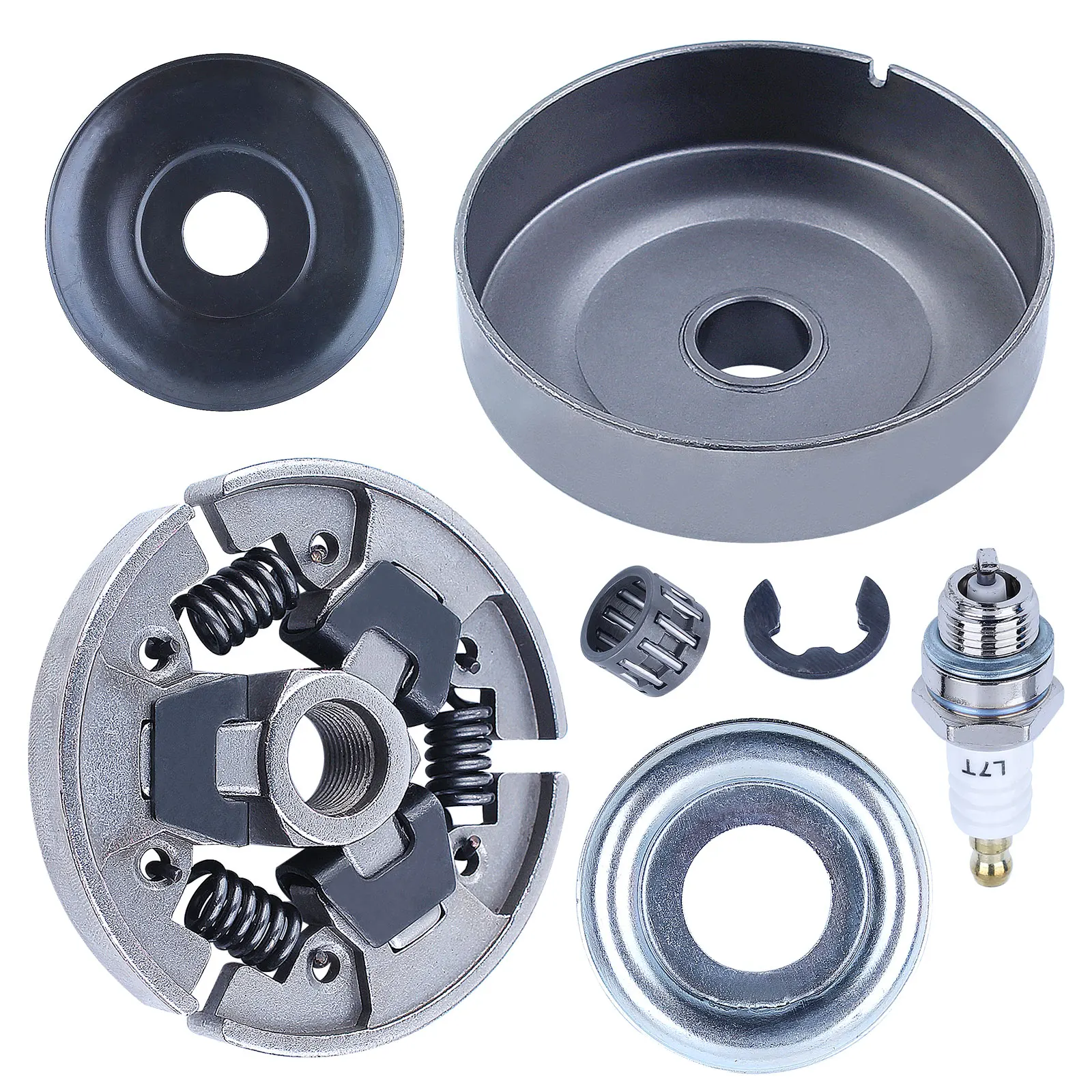 3/8 "6T pignone frizione rondella tamburo Kit cuscinetto ad aghi per Stihl MS170 MS180 018 017 motosega candela 1121 162 1001