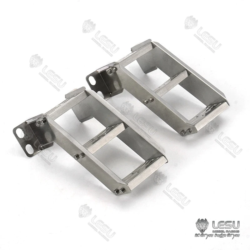 RC 1/14 LESU Metal Elevator Ladder for Tamiya for Hydraulic Excavator Loader Dump Truck for MAN VOLVO Trailer Tipper DIY Parts