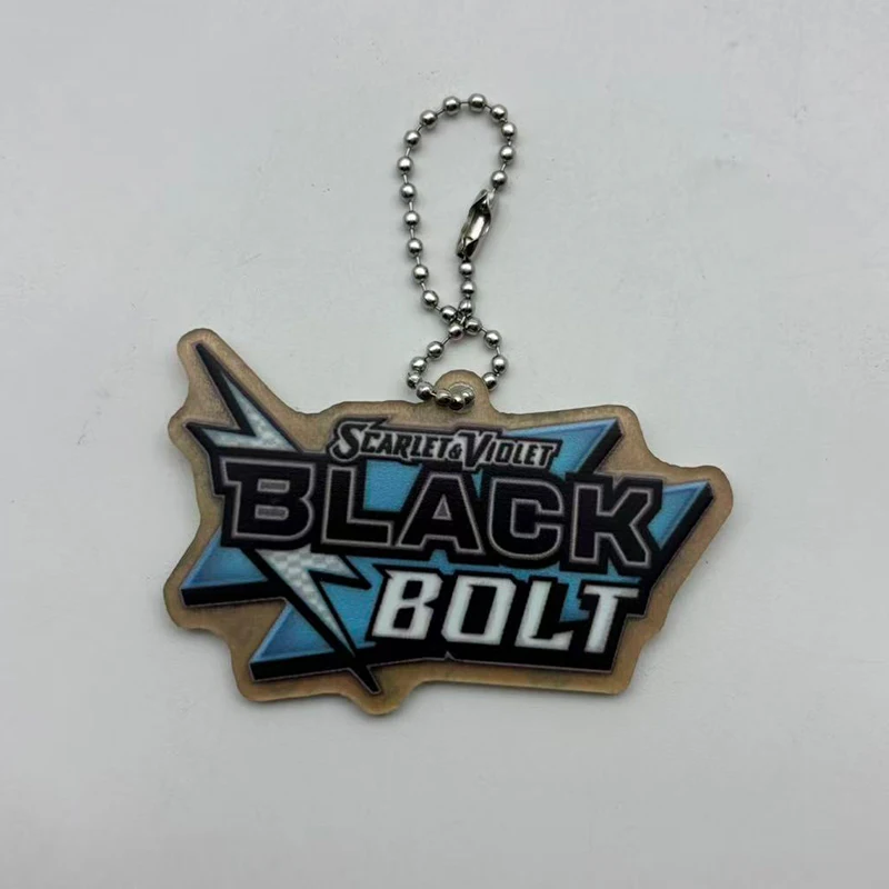 2026 New Anime Cartoon Mega Evolution Series Ascended Heroes Acrylic Keychain Accessories Game Collection Card Keyring Charm