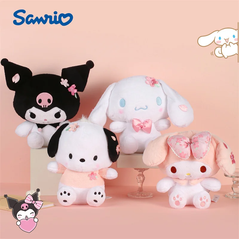 

Sanrio Cinnamoroll Kuromi Melody Pochacco Plush Toy Keychain Cartoon & Cute Doll keyring Birthday Gift For Children