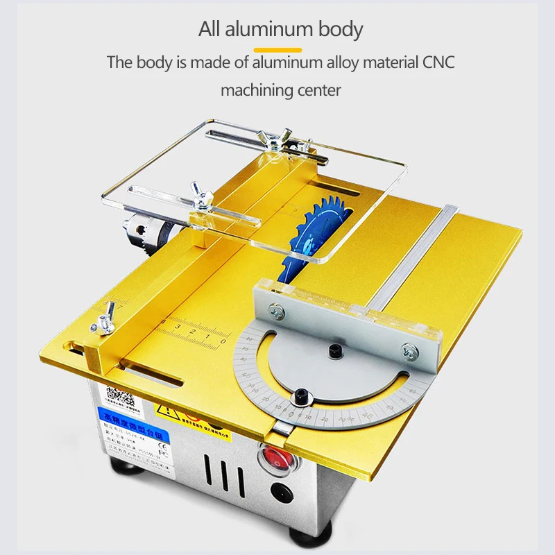 Professional Mini Cutting Machine For Woodworking Polishing And Low Energy Consumption Small Table Saw