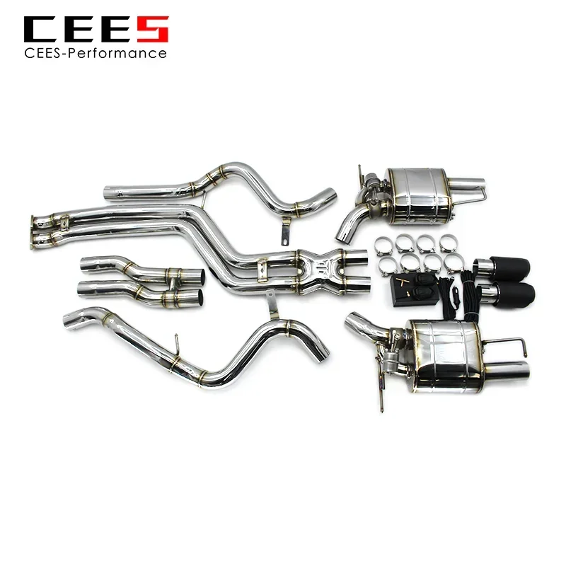 CEES Catback Exhaust For BMW 335i 3.0T 2007-2015 Stainless Steel Exhaust Pipe Muffler  Exhaust System