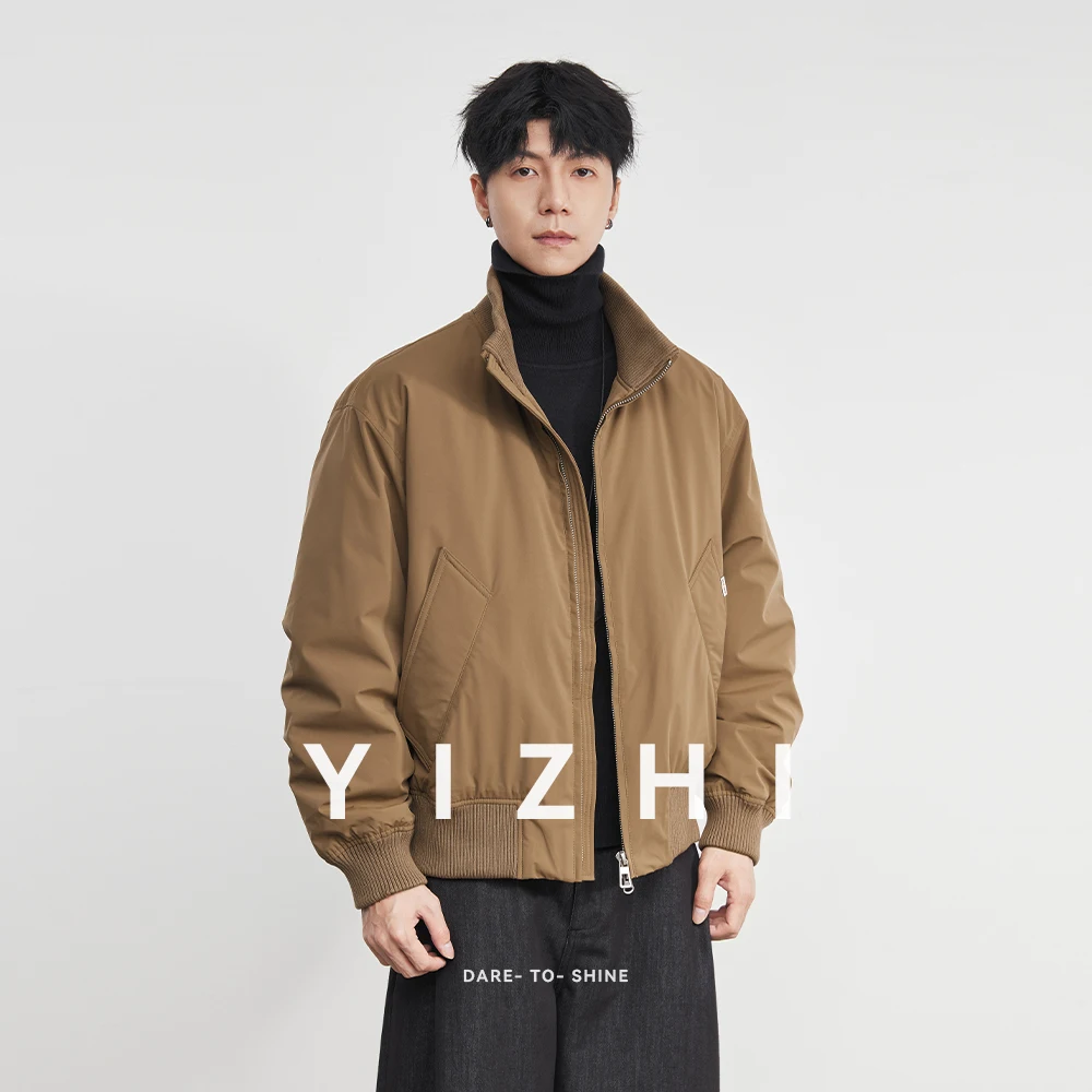 

Fashion Men's White Duck Down Jacket 2025 Autumn Winter New American Retro Jacket Thickened Top Outerwear