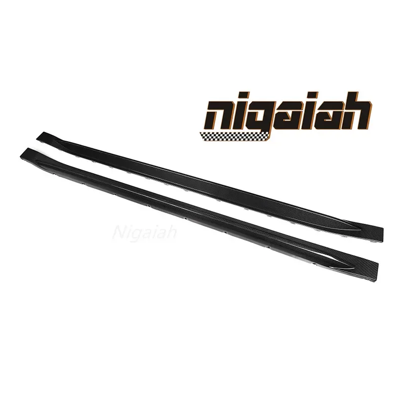 Original model Dry carbon fiber side skirt for BMW M3 G80 M4 G82 G83 2021+ automotive side skirt extension body kit