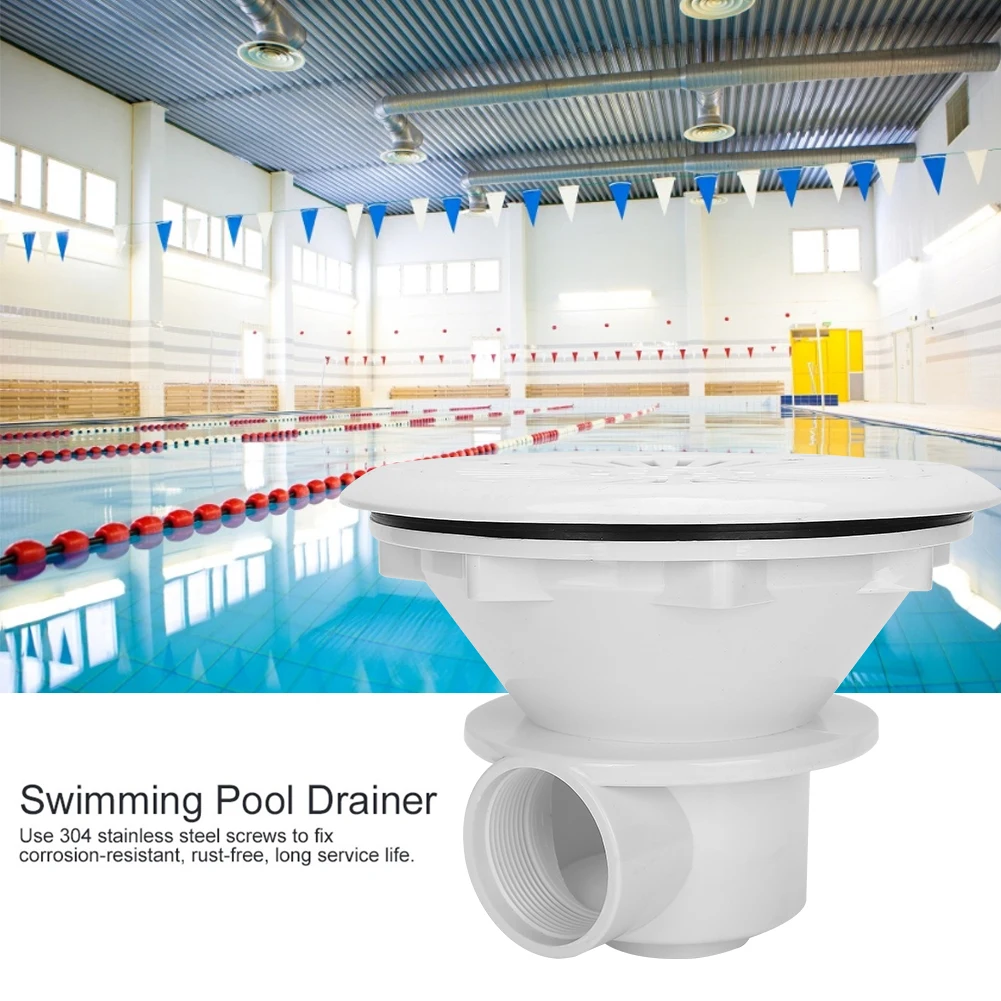 

US Swimming Pool Drain Port Water Outlet Drainage Replacement Anti‑Corrosion Accessories Swimming Pool Accessory Pool Drain Port