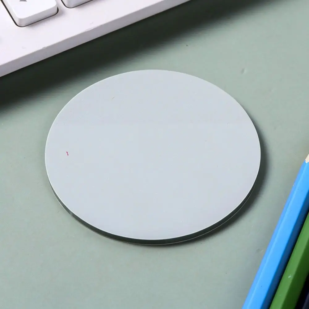 Transparent Round Sticky Notes PET Waterproof Memo Pad Colorful Self Adhesive Stationery For School Student Office Study