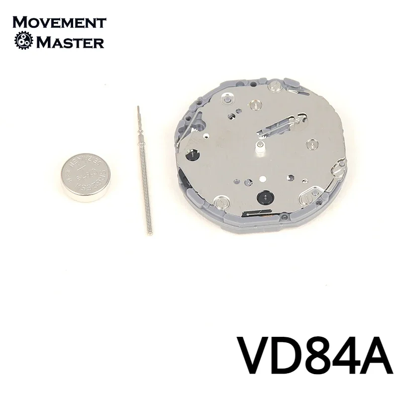 

New Original Japan VD84 Movement VD84A Quartz Movement 6 Hands 3.6.9.12 Small Seconds Watch Repair Movement Replacement Parts