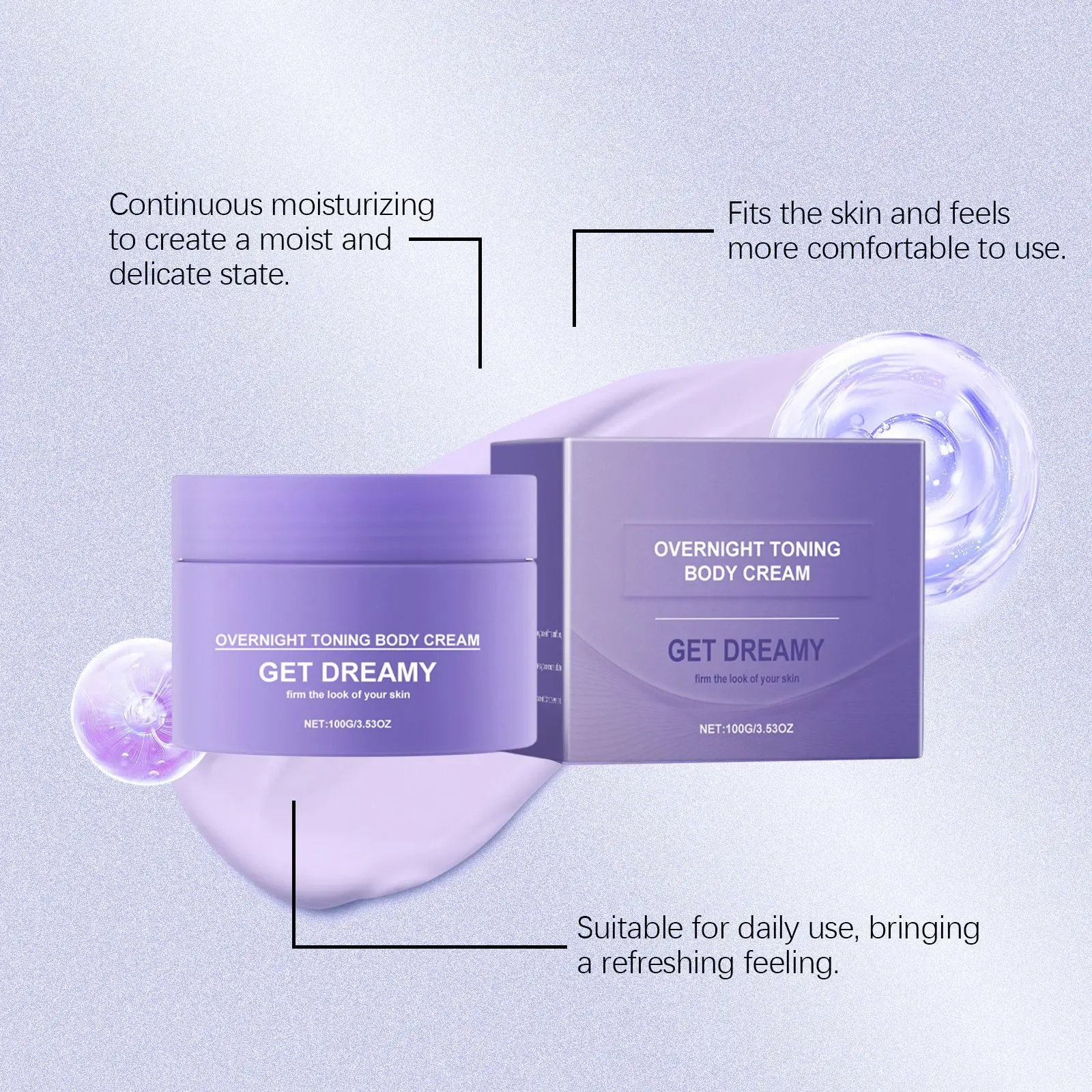 كريم شد الجسم تحسين الاسترخاء تعزيز مرونة إزالة الدهون تدليك الجلد عميق الترطيب كريم مغذي الجسم