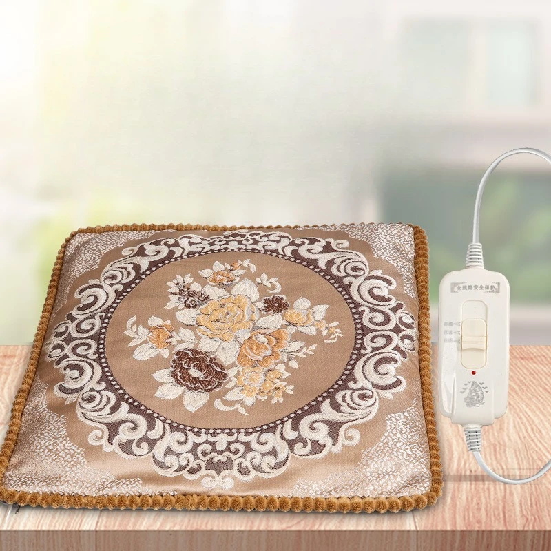 

Moxibustion Heating Seat Pad with Mugwort, Adjustable Temperature Therapy Cushion - Electric Warm Mat for Home Office Use