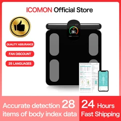 Professional Smart Body Fat Scale with 8 Electrodes Body Composition Analyzer Bioimpedance Scales Weight Loss Fitness Scale
