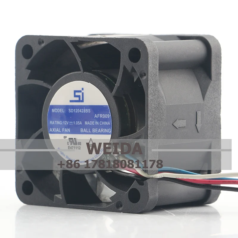 

Вентилятор осевой SD120428BS SJ 4028 12В 1.05А 4 см 40*40*28 мм, высокоскоростной, для отвода тепла, с двойным подшипником