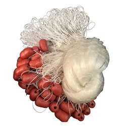 POUI COME DREAM Big Buoy Fishing Net 0.35mm Twine Gillnet Depth 1.7m Nylon Network 30m Net for Fishing Small Mesh Fishing Tools