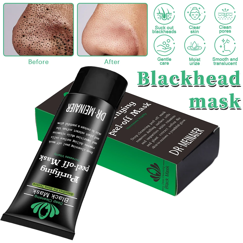 Bamboo Charcoal Blackhead Removal Nasal Mask Cleaning And Gentle Exfoliation Application Tear Off Nasal Mask Goodbye Blackhead