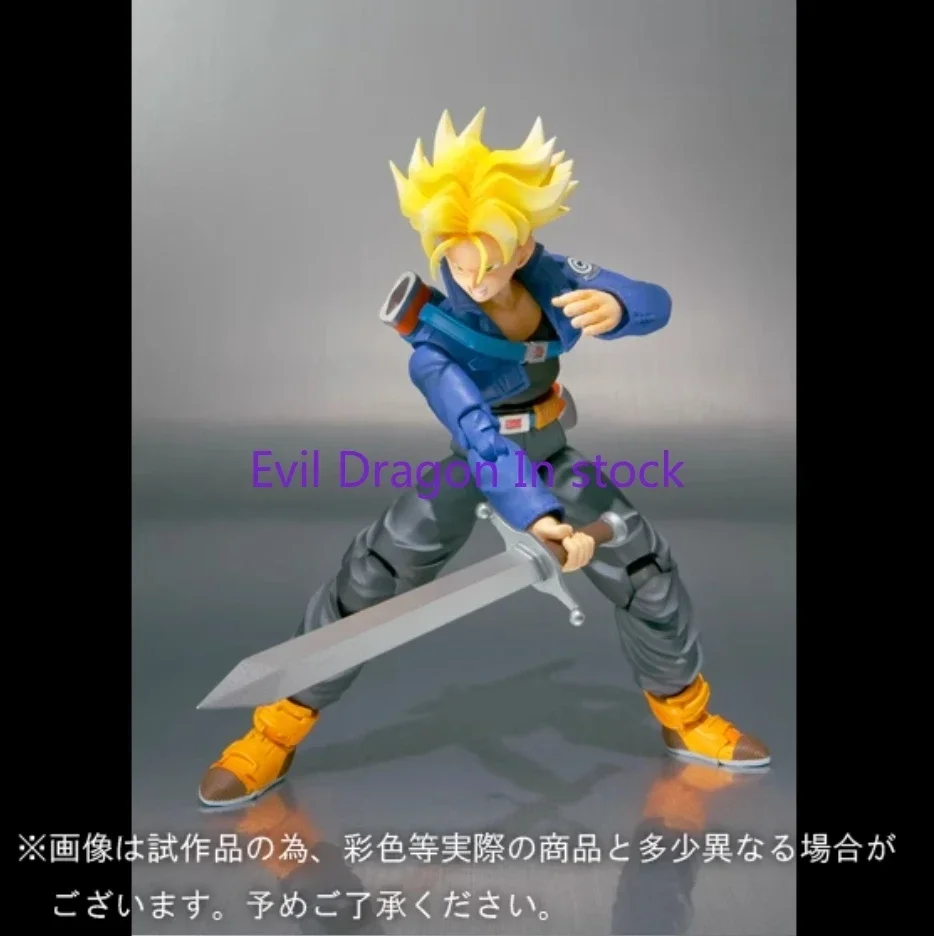 

Spot 100% оригинал Bandai Sh Figuarts Shf Trunks 1.0 Premium Color Edition Фигурки Аниме Модель Игрушки Фигурка ПВХ Подарки