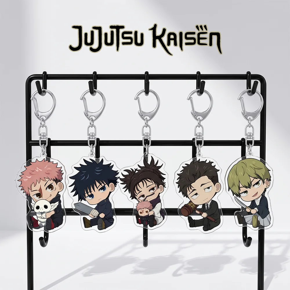 Акриловая-подставка-6-см-по-аниме-jujutsu-kaisen-с-Юдзи-Итадори-и-Сатору-Годжо-милый-брелок-для-сумки-украшение-для-автомобильных-ключей-подарок-для-фанатов