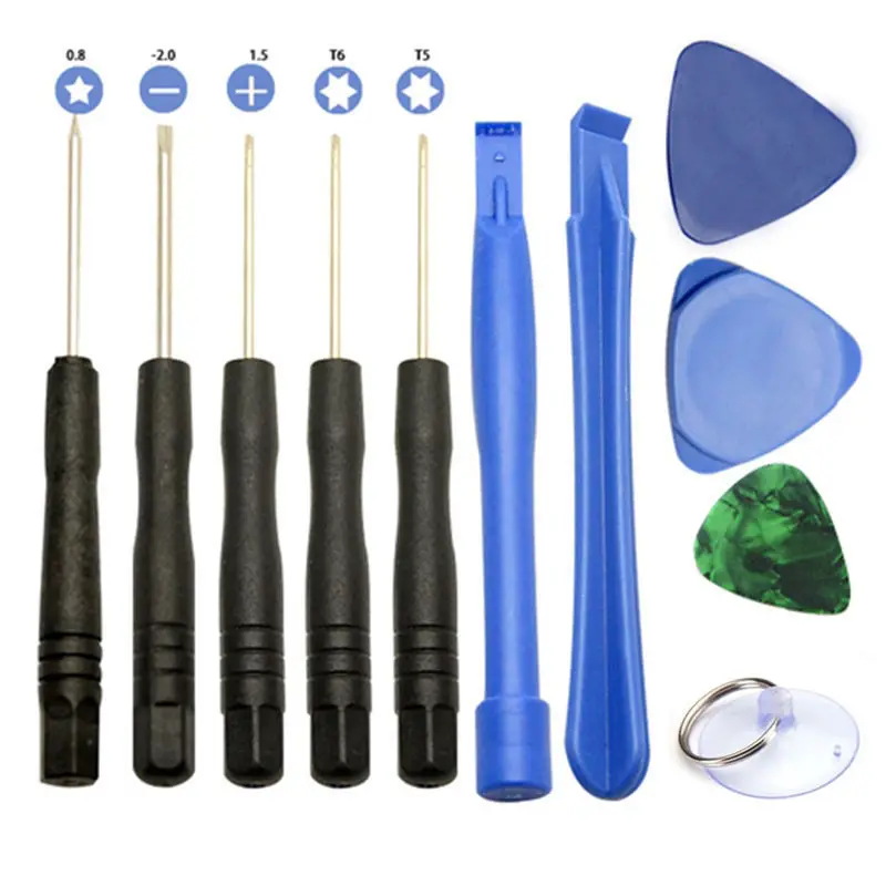 Kit d'outils de levier d'ouverture de réparation mobile, tournevis pour téléphone portable, outils de démontage, nouveau, ensemble de 11 pièces