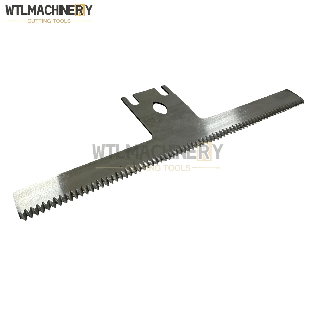 1Pc Horizontal Sealing Machine Tooth Cutting Blade T Shape White Steel L:220mm Slots Pitch:27mm For Vertical Packing Machine
