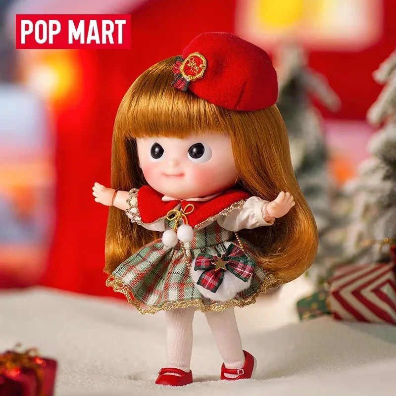 POP MART Meitou Winter Tale Movable Doll BJD Set Dress Toy Kawaii Action Doll Toy Collection Figurine Surprise Model Mystery Box