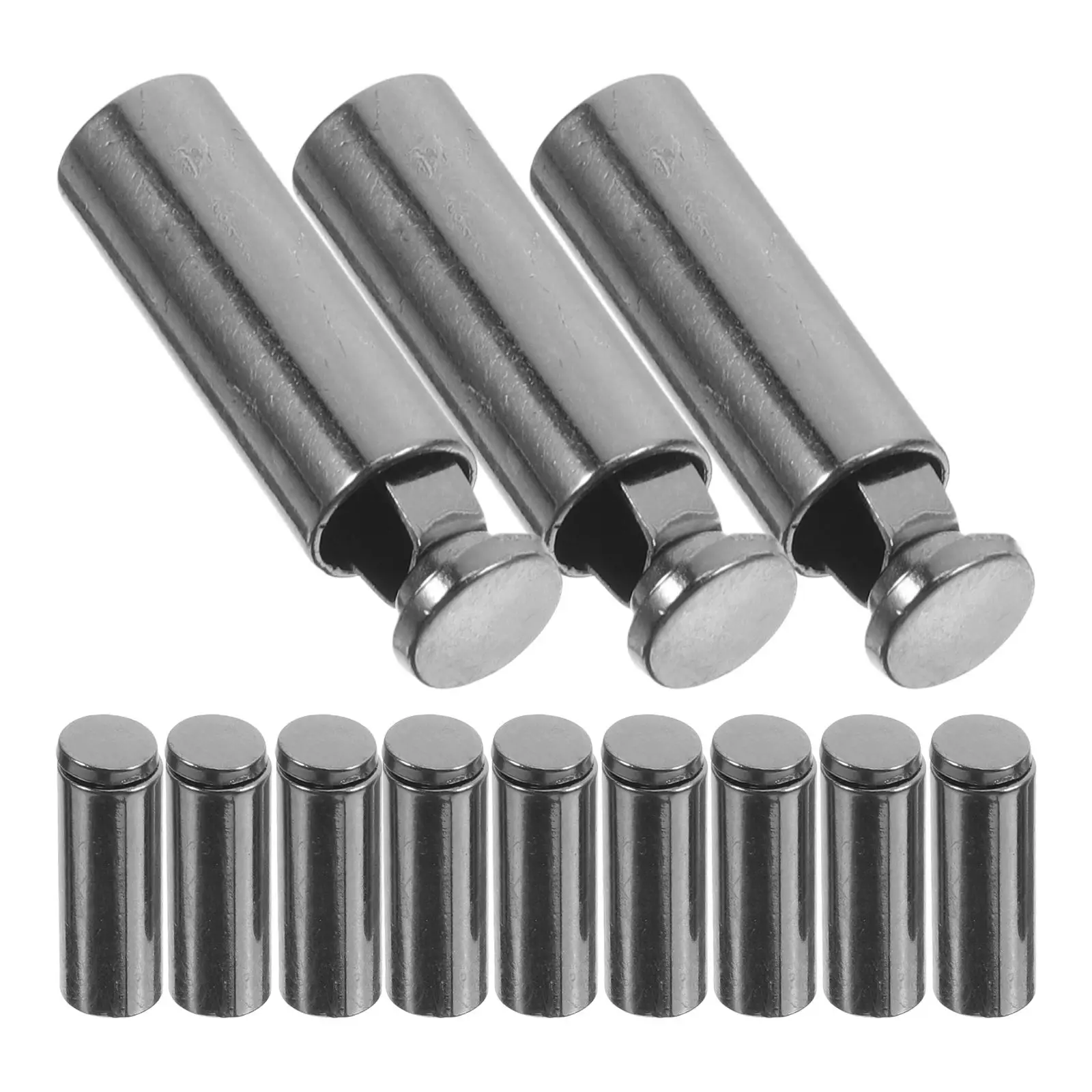 

12 Pcs Metal Buckle Aglet Cord Caps Jacket Hat Shoe Lace Ends Zinc Alloy Adjustable Length Durable Material Multi Functional