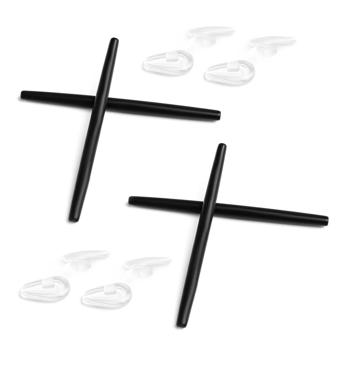 Replacement Sock Kits Silicone Sock Kits Earsocks Kits Rubber Kits for Oakley Lizard 2.0 OX5120 Easy DIY Installation