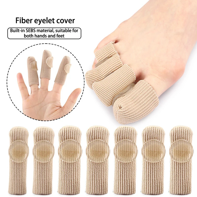 1Pcs Gel Tube Bandage Foot Pain Relief Orthotics Calluses Finger Toe Separator Cover Protector Hallux Valgus