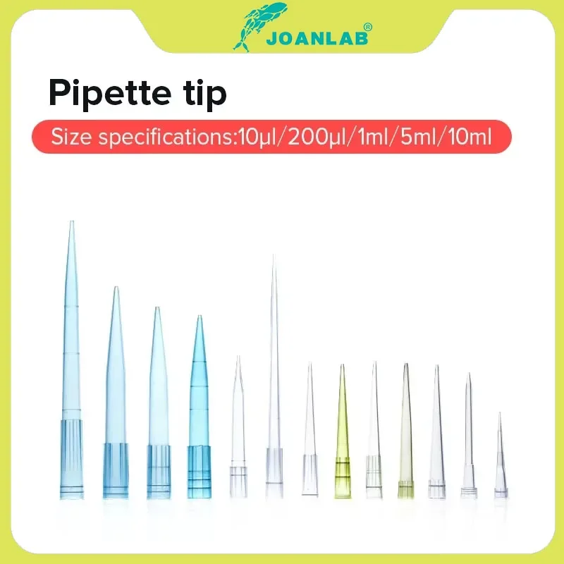 JOANLAB Laboratory 10ul 200ul 1ml 5ml 10ml Lab Liquid Pipette Pipettor Tips, Universal Pipette Tips