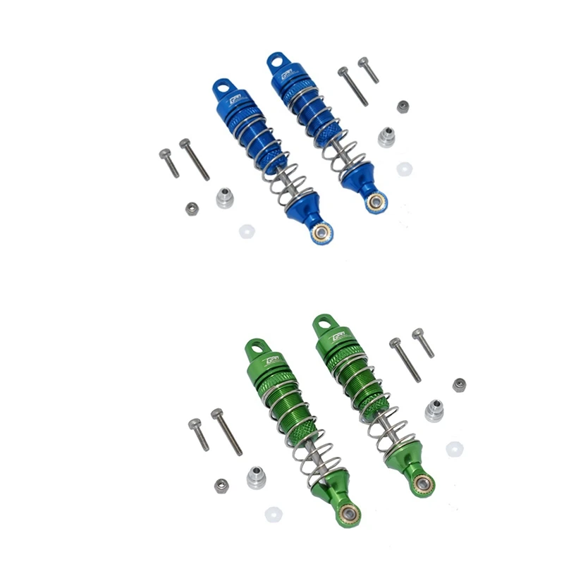 

Metal Rear Shock Absorbers Damper For LOSI 1/18 Mini-T 2.0 2WD Stadium Truck 4 & Metal Front Bulkhead