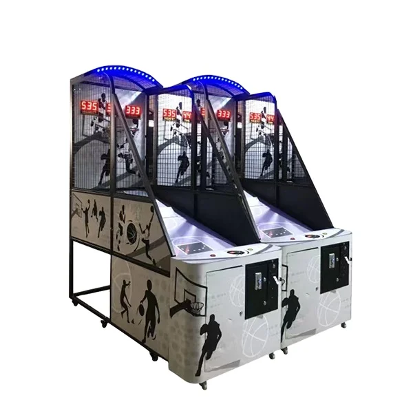 

Складная аркадная машина для стрельбы по баскетболу с монетоприемником