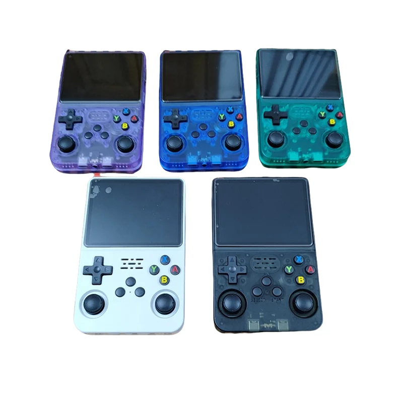 

R36S Retro 3.5 Inch IPS Screen Handheld Game Console Open Source Linux System 64G 15000+ Games Pocket Video Player R35S