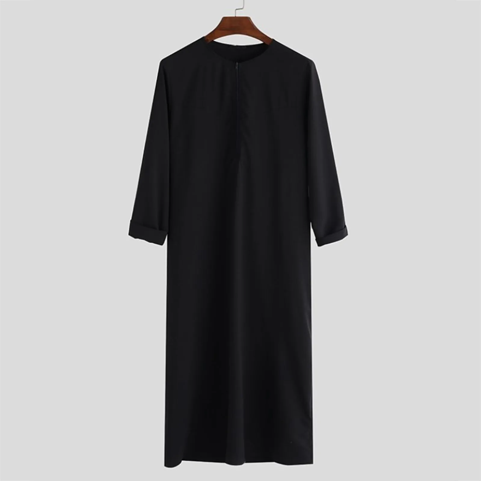 

Long Sleeve Man Abaya Thobe For Spring Kaftan Pakistan Muslim Saudi Arabia Djellaba Islam Clothing Prayer Robe Afghan 2024